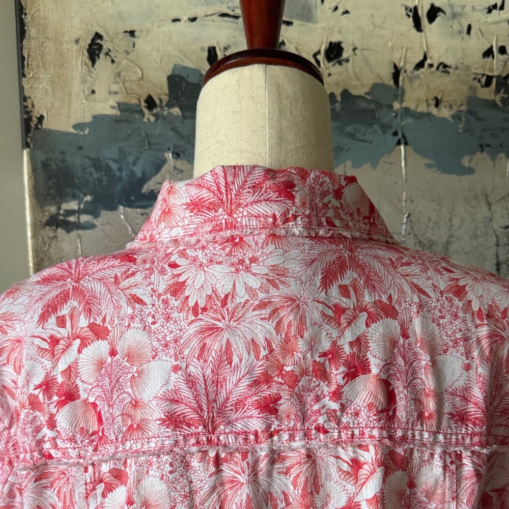 Tommy Bahama Floral Button-Up Jacket Size L - Picture 8 of 16